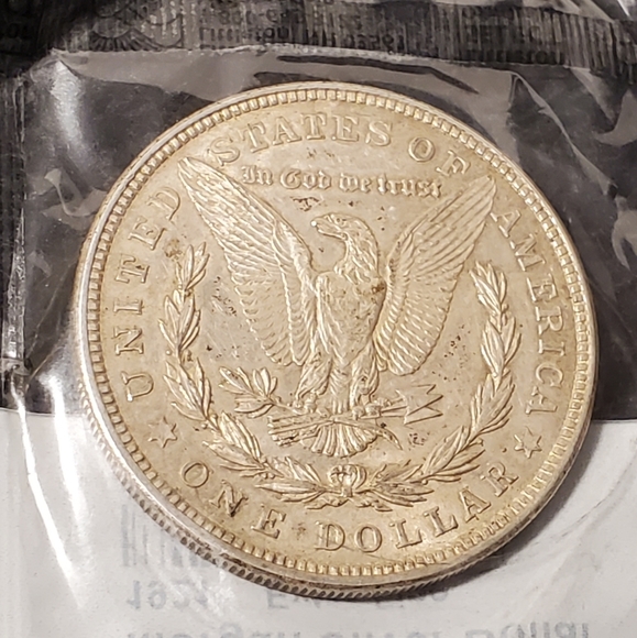 1921P Morgan Silver Dollar Coi Extra Fine 1921 Morgan Silver Dollar - Picture 8 of 11